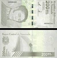 *200 000 Bolívares Venezuela 2020, P112 UNC - Kliknutím na obrázok zatvorte -